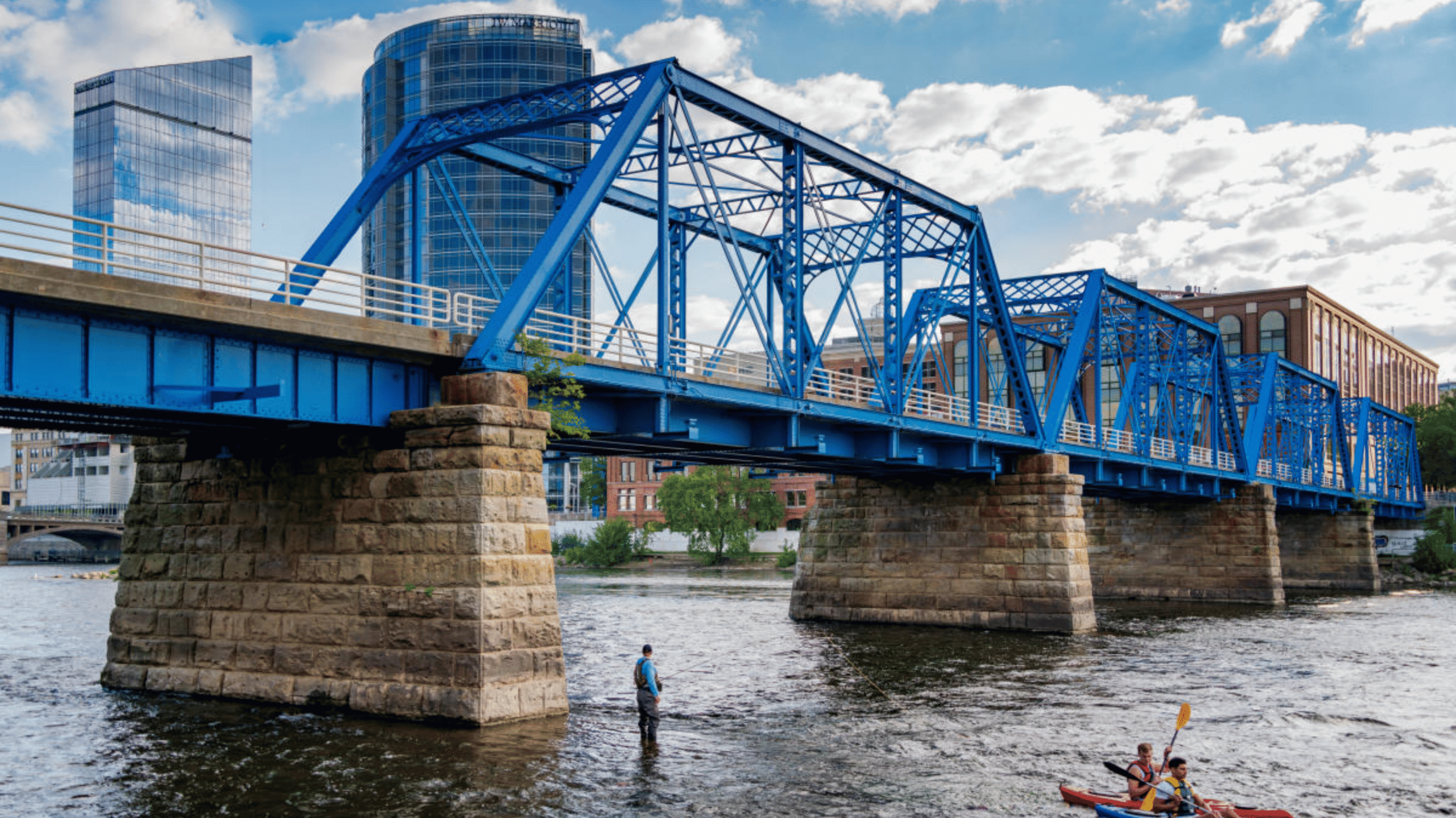 Grand Rapids CLP Blue Bridge in Grand Rapids Michigan